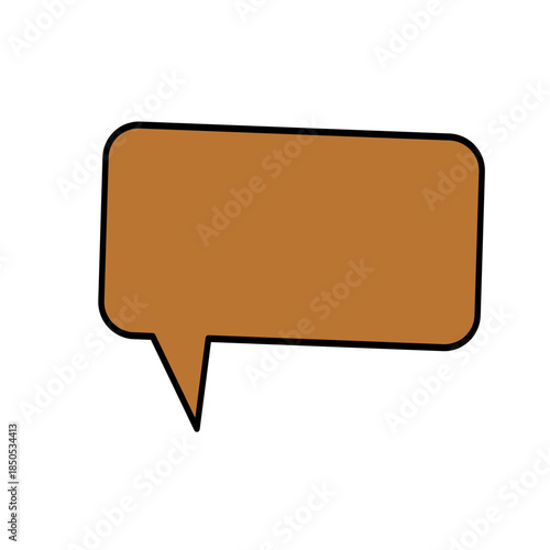 Speech bubbles with textured