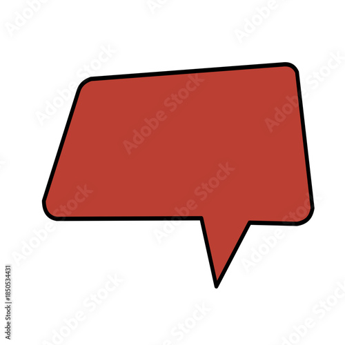 Speech bubbles with textured