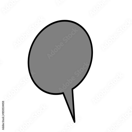 Speech bubbles with textured