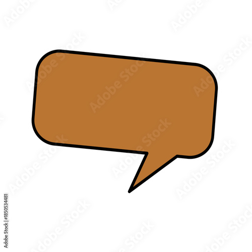 Speech bubbles with textured