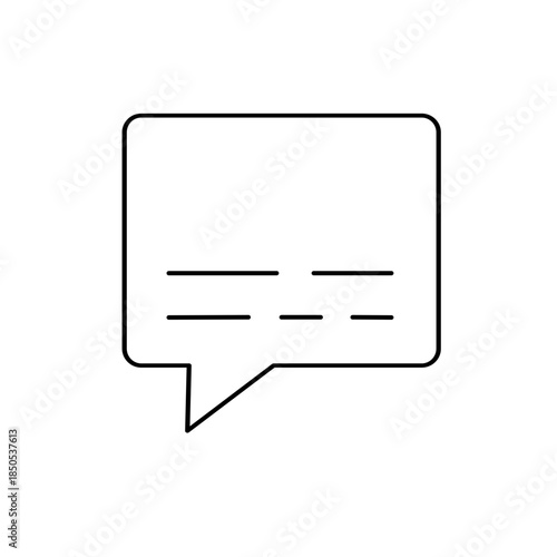 Speech balloon, chat icon