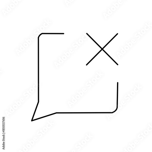 Speech balloon, chat icon