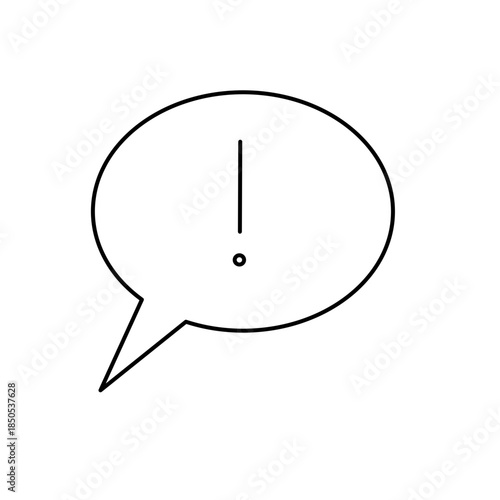 Speech balloon, chat icon