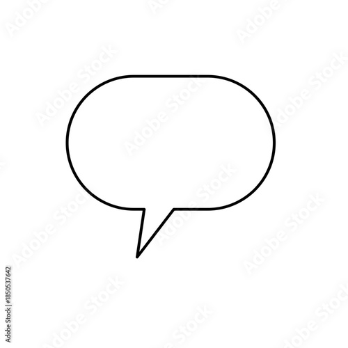 Speech balloon, chat icon