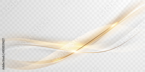 white background design With luxurious golden effect elements. Vector illustration