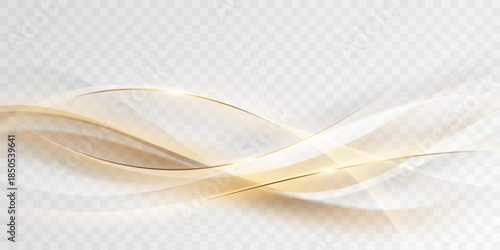 white background design With luxurious golden effect elements. Vector illustration