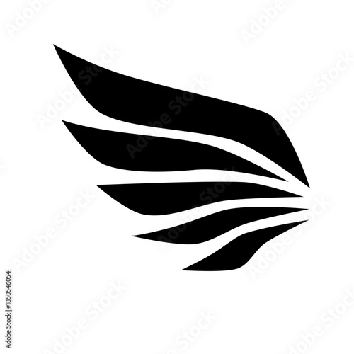 Vector wings. Wings icon set