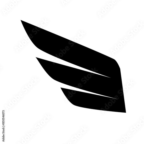 Vector wings. Wings icon set