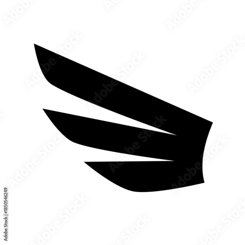 Vector wings. Wings icon set