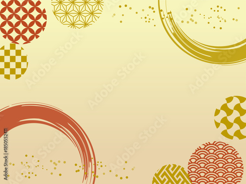 和フレーム背景