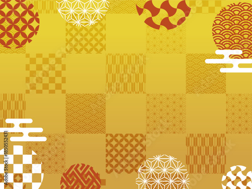 和フレーム背景