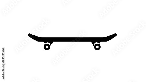 Skateboard Isolated White Background