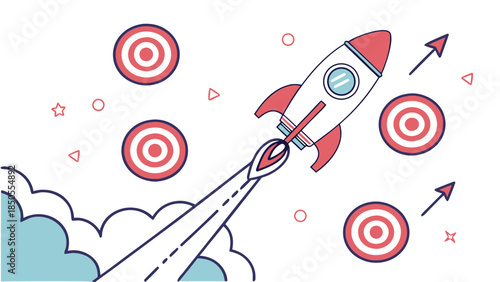 Ambitious Rocket Soaring to Hit Multiple Strategic Targets and Achieve Goals