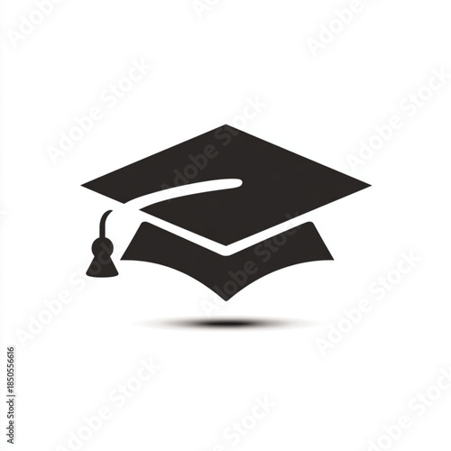 black graduation cap