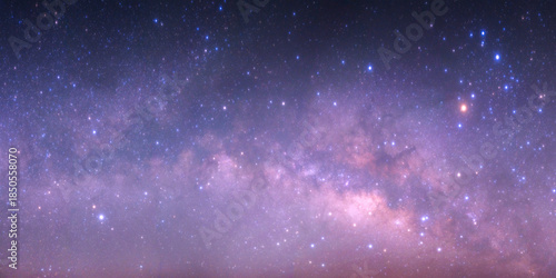 Night sky space background, Starry universe in dark blue sky, Milky way galaxy with stardust field in deep universe