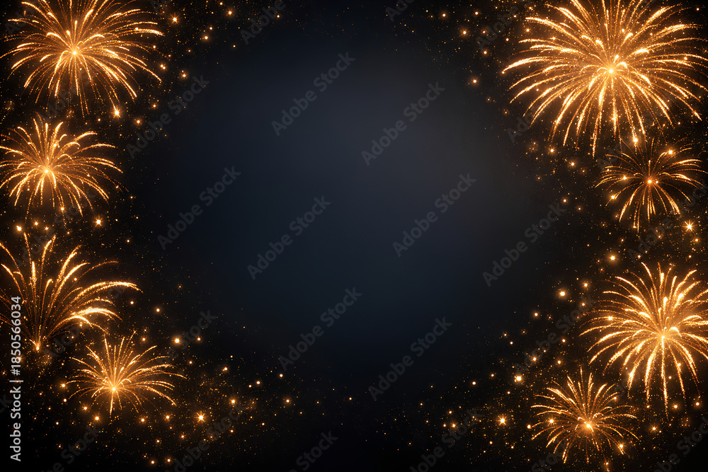 Naklejka premium สวัสดีปีใหม่ 2026