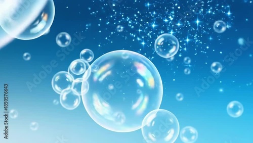 Wallpaper Mural Bubbles soap clear transparent floating Torontodigital.ca
