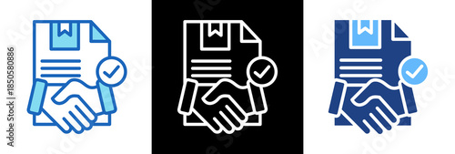 Trade Agreement triplestyle icon