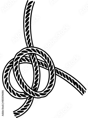 Triquetra Celtic Knot SVG Vector Black and White Clipart
