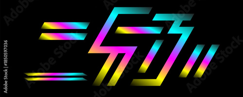 abstract racing vector background design with a unique striped pattern and a beautiful combination of bright colors, suitable for your background