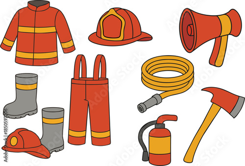 Male Golfer Driving Ball Off Tee Sketch Illustration