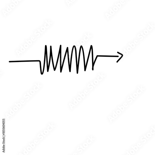 Tangle arrow line Doodle 