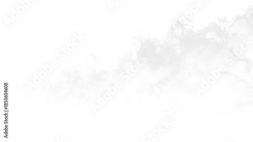 Wallpaper Mural Cloudy formation on a transparent background with soft, billowy shapes and flowing textures in a dynamic display of light Torontodigital.ca