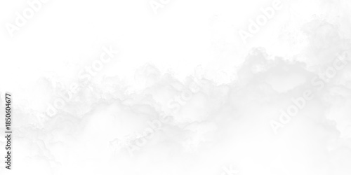 Clouds form shapes in the sky during a bright day in a scenic location with no obstructions on a transparent background