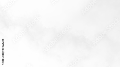 Cloudy sky with soft white clouds floating on a transparent background creating a light and airy effect