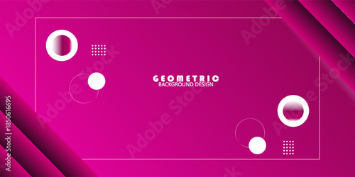 background banners. full color, gradations of pink and black, circle effect . Vector illustration
