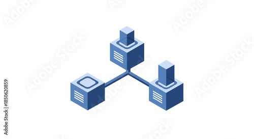 Sleek data network design for modern tech infrastructure visualization, ideal for cybersecurity presentations and cloud computing concepts, connect and scale today