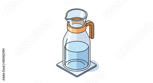 Stay Hydrated with Refreshing Water Carafe for Modern Wellness Lifestyle, Perfect for Healthy Habits and Simple Living in Minimalist Design