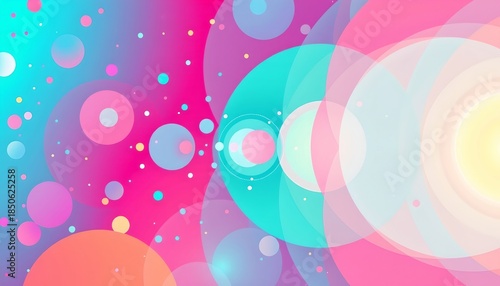 Vibrant Kaleidoscopic Abstract with Dreamy Lighting Effect