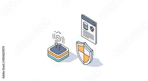 Secure data protection with shield and encrypted layers