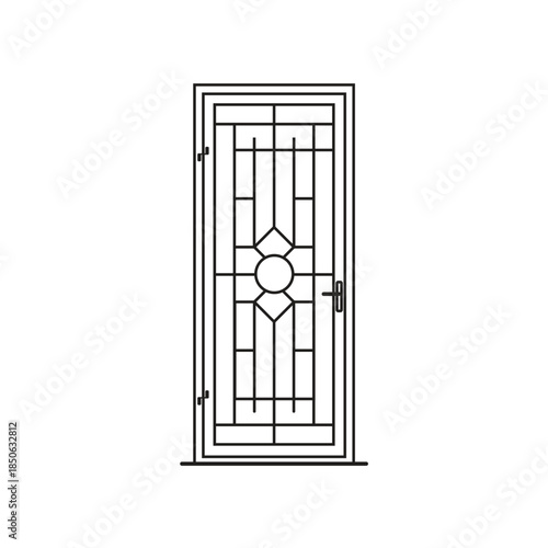 illustration door security