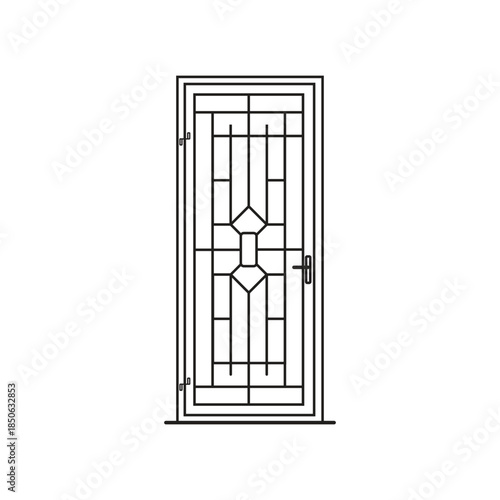 illustration door security
