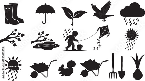 Gardening and outdoor fun with kids on a sunny day