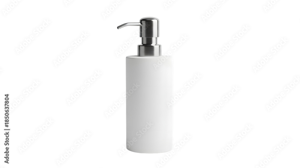 Fototapeta premium Modern soap dispenser isolated on transparent background