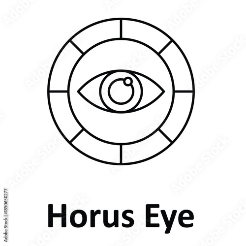 Horus Eye Vector icon which can easily modify or edit