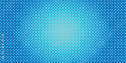 網点　青　コミック　模様　背景