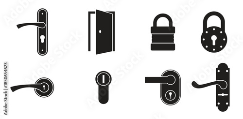 door lock icons