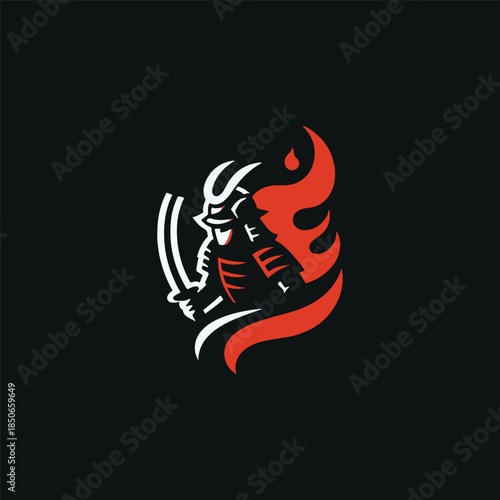 Samurai Burning Logo