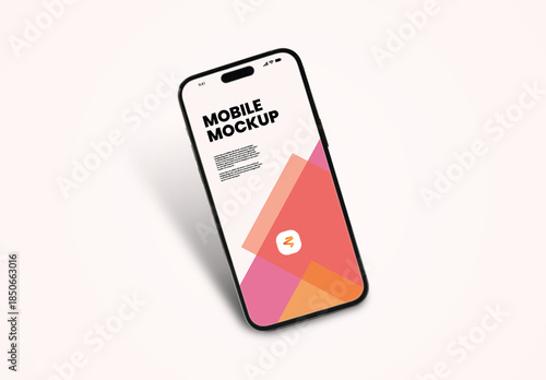 Mobile Phone Screen Mockup
