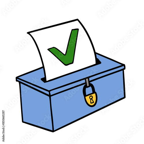 Voting ballot for something