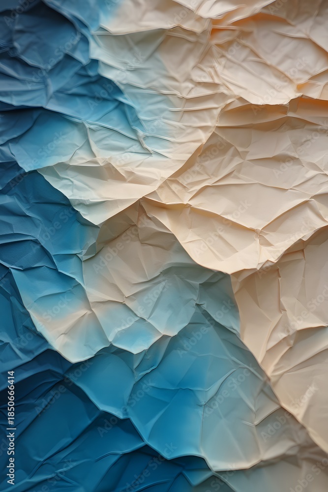Obraz premium Crumpled Paper Gradient Background