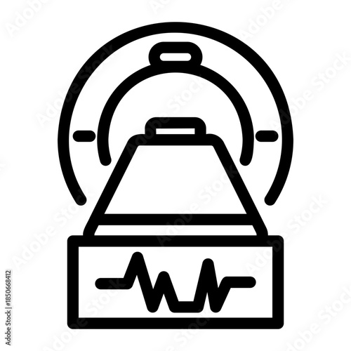 scanner Line Icon