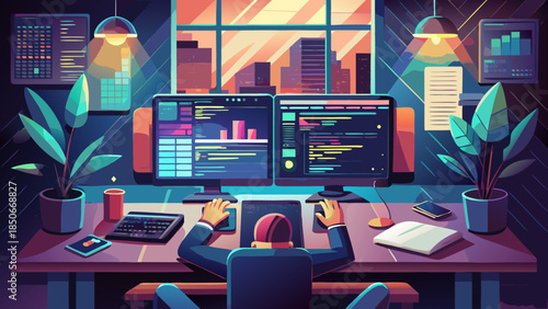 Collaborative coding session