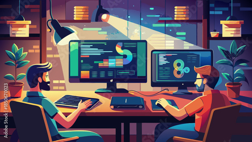 Collaborative coding session