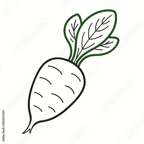 daikon radish leaves