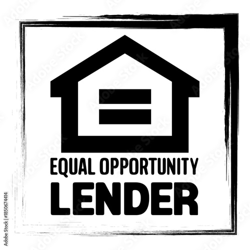 EQUAL OPPORTUNITY LENDER VECTOR SIGN